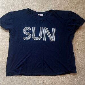Sunday Evereve Sun Navy Tshirt